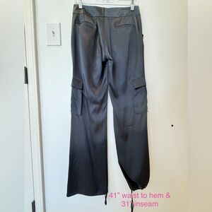 Banana Republic silk cargo pants